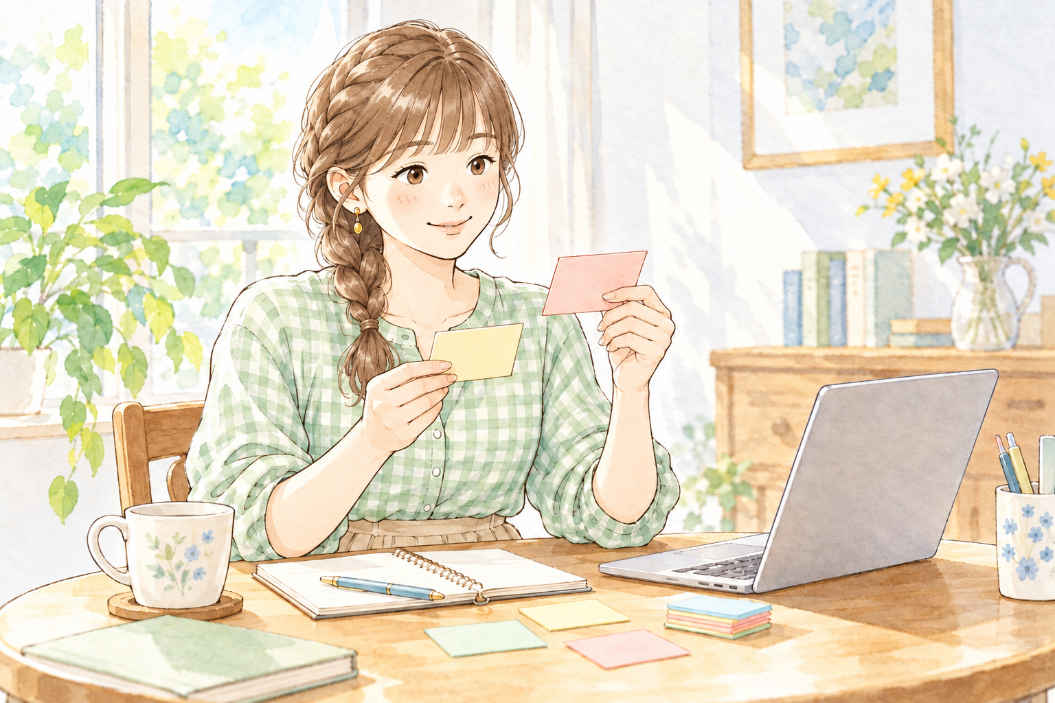 紹介文を考えたあと、読者が探す言葉も本文に合わせて選ぶ。