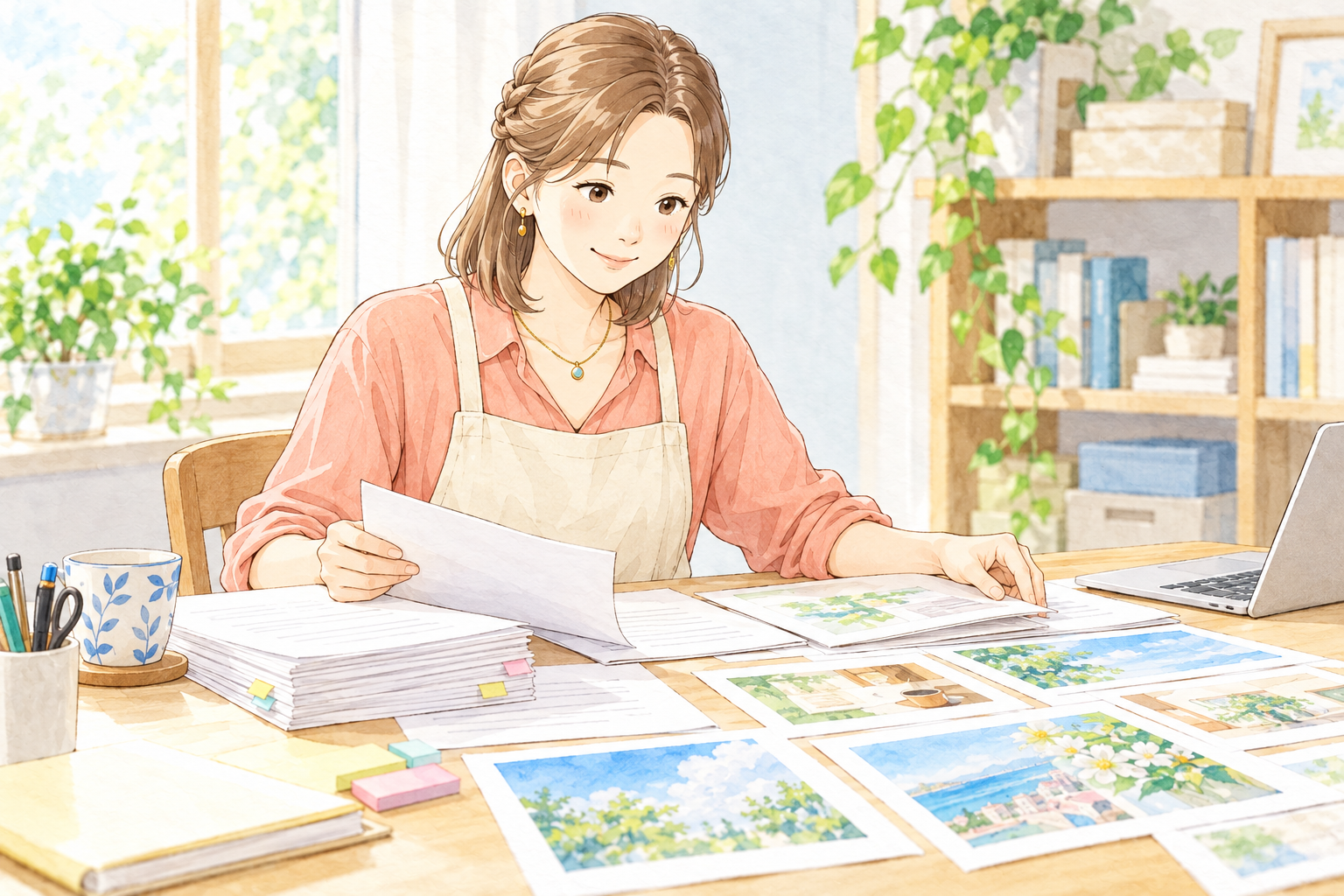 原稿と画像を集めたら、Wordとして読める形に整える段階へ進む。